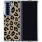 Leopard Print Galaxy Z Fold6 Clear Case